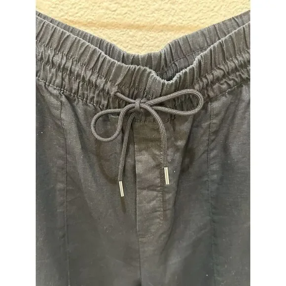 Athleta Linen Black Women's Pants - Picture 4 of 11